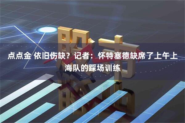 点点金 依旧伤缺？记者：怀特塞德缺席了上午上海队的踩场训练